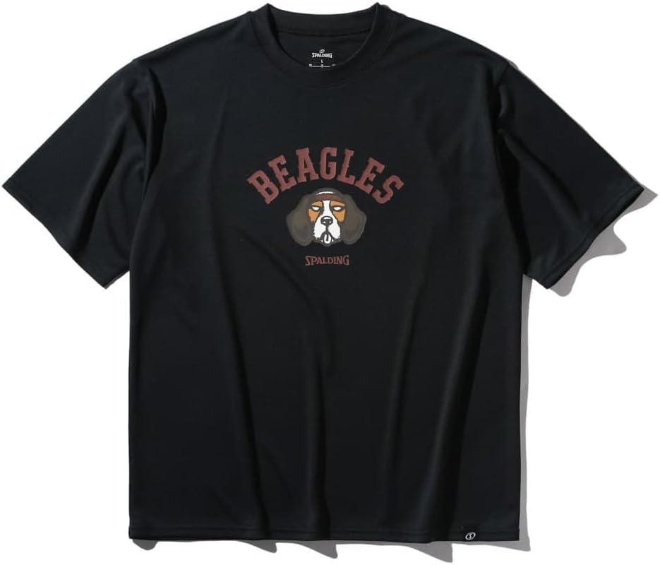 スポルディング（SPALDING） バスケットボールウェア Tシャツ ビーグルズ アーチロゴ SMT25127BK