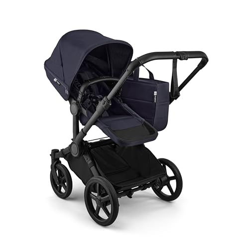 Image of Bugaboo Donkey 6 Single-to-Double Side-by-Side Stroller All-Terrain Stroller for Newborn and Toddler (Deep Indigo)