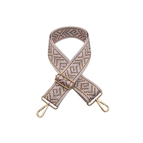 Image of Jen & Co. Adjustable Guitar Strap in Taupe - Replacement Crossbody Purse Straps, Women's Totes, & Crossbody Bags