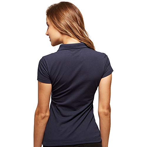 Polo Feminina; Basicamente; Feminino; Marinho XGG