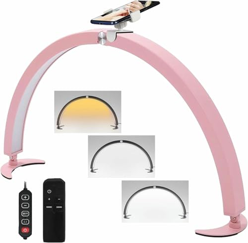 Lampe Nail Tech Demi-Lune intensité variable pour table manucure