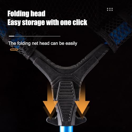 Filet de pêche pliable à ouverture rapide avec manche rigide anticorrosion en alu - 5