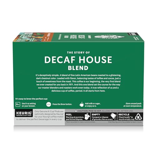 Starbucks K-Cup Coffee Pods, Decaf House Blend Medium Roast, 40 Count - image 9