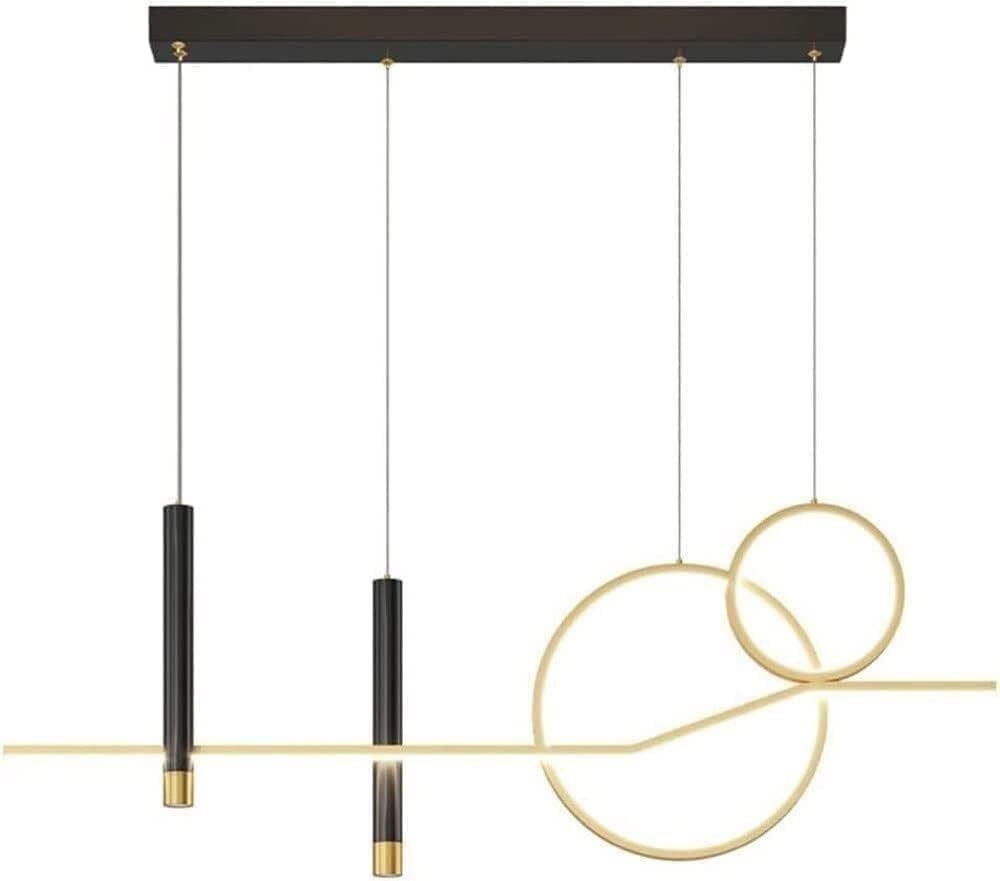 Lustre télécommande haute qualité style vintage industriel linéaire LED pour bar