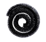 Gutter Brush Leaf Guard Protection Lead Leaf Filter Guttering Drain Debris Cleaner Leaves Cleaner Roof Gutter Unblocker Black 100mm X 4 Meters Each Roll Gutter Guard (1)