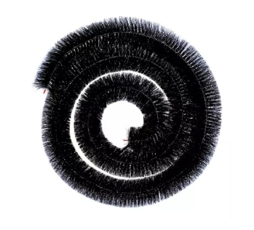 Gutter Brush Leaf Guard Protection Lead Leaf Filter Guttering Drain Debris Cleaner Leaves Cleaner Roof Gutter Unblocker Black 100mm X 4 Meters Each Roll Gutter Guard (1)