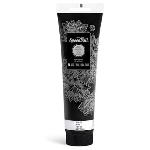 Speedball Water-Soluble Block Printing Ink, Black Cover