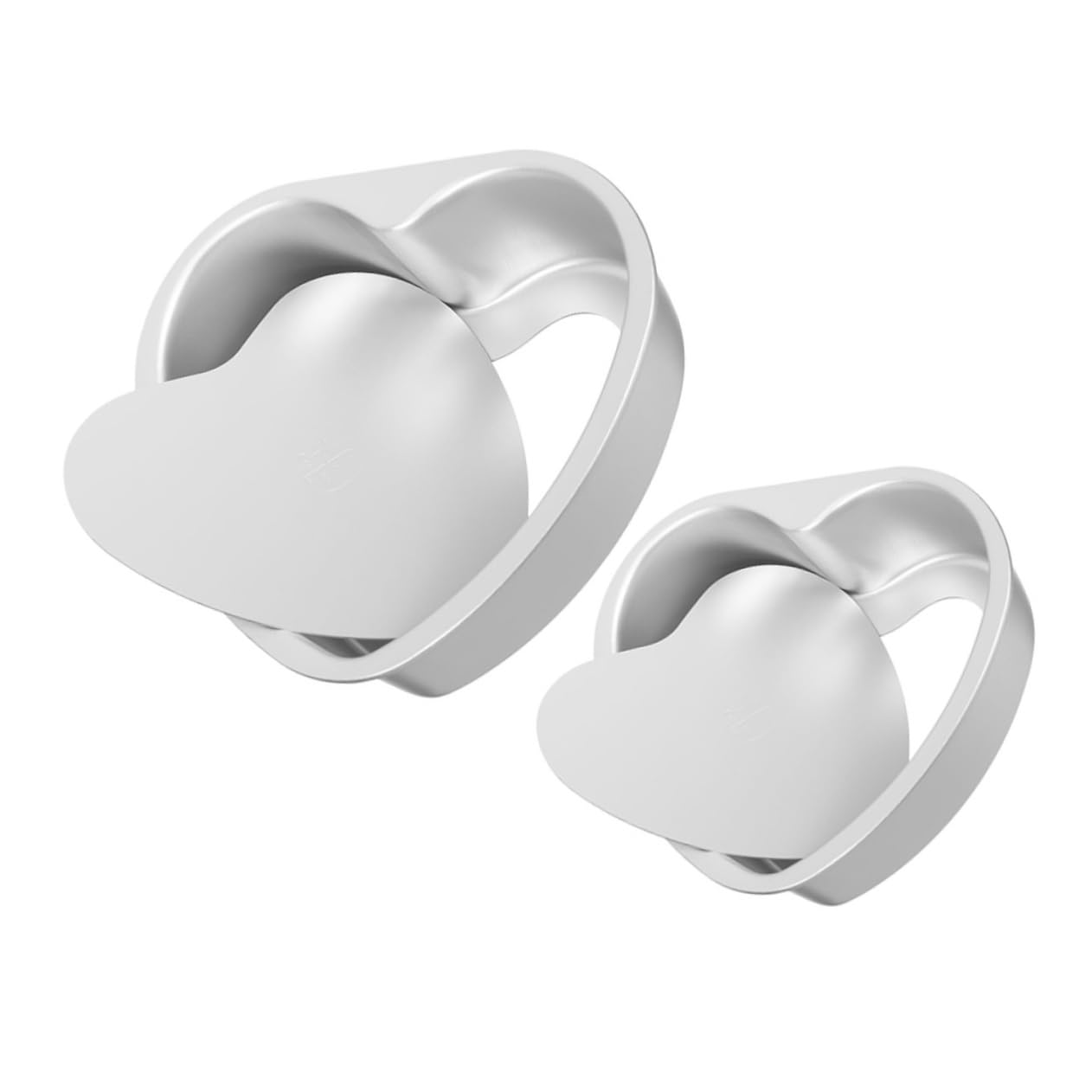 PRETYZOOM 8 Piezas Molde De Pastel De Corazón Bandeja Para Asar Bandeja Para Hornear Moldes Para Pasteles En Forma De Corazón Molde Para Hornear Para Pastel Molde Para Pastel De Corazón
