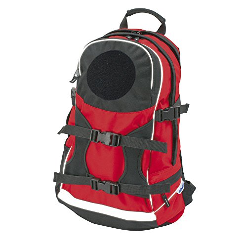 Preisvergleich Produktbild Dönges Freizeit-Rucksack mit Flauschfläche, rot, ohne Klettpatch