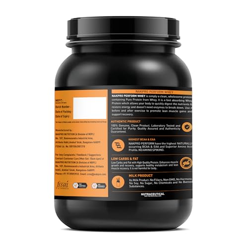 NAKPRO Perform Whey Protein 1kg Chocolate - Image 3