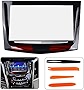 Touch Screen Display CUE Replacement Protector with Trim Removal Tool Kit Compatible with 2013-2017 ATS Escalade SRX XTS ELR CTS CTS-V