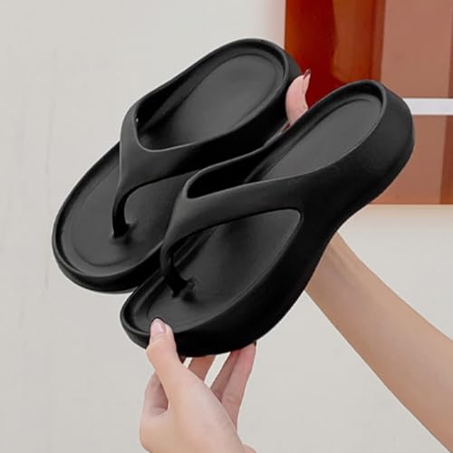 XUEMML Flip Flops For Women Summer Beach，Slippers Non-Slip Ultralight Thick Bottom Flip Flops Soft Bottom EVA Sandal Slippers4