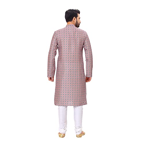 Tathastu Mens Silk Blend Kurta Pyjama Set4