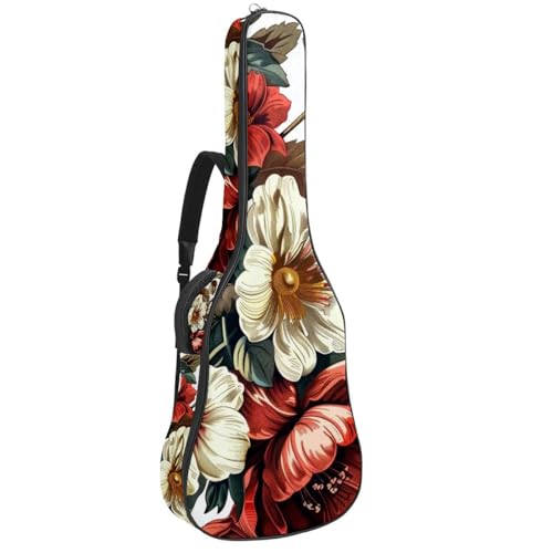 Sac pour guitare acoustique 106,7 cm, housse électrique, basse, ukulélé rétro coloré