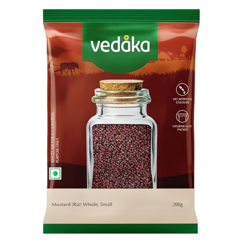 Image of Amazon Brand - Vedaka Mustard (Rai) Whole, Small 200 g