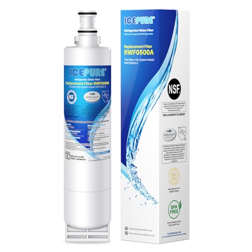 ICEPURE 4396508 Refrigerator Water Filter Compatible with Whirlpool 4396508 4396510 Filter 5 EDR5RXD1 NL240V WFL400 LC400V 4392857 RWF0500A 1PACK