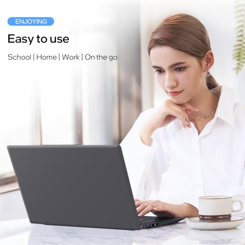 2025 14" Laptop, 8GB RAM, 128GB SSD | Quad-Core N5095 Processor, HD Display, Support WiFi 5, Bluetooth 5.0, USB 3.0, Webcam, Pre-Installed Office Pro Plus 2024 - Image 8