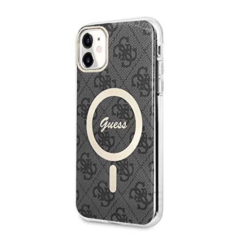 Guess 4G Magsafe Coque pour Apple iPhone 11 (6,1) Noir - GUHCN61G4GLGR