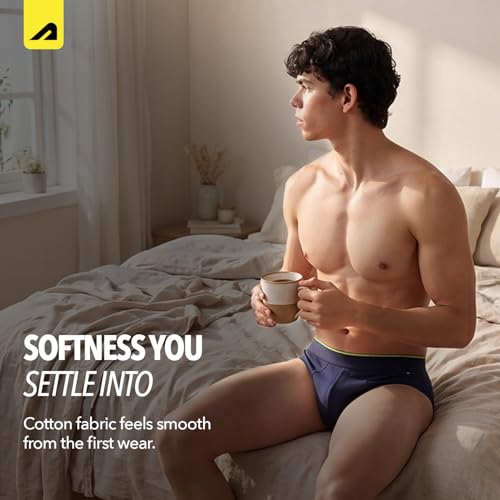 Image of Boldfit Briefs for Man Cotton Underwear for Men Breathable Anti Roll Waistband