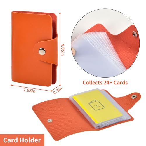 Image of Case Compatible with Yoto Mini (2024 Edition) Kids Screen-Free Bluetooth Audio Player & Card Storage Holder for up to 24 Cards - Orange