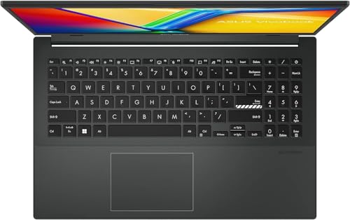 Image of Asus VivoBook Laptop, 15.6-inch FHD Display, Intel Core i3-N305, 8GB RAM, 256GB Storage, Windows 11, Black