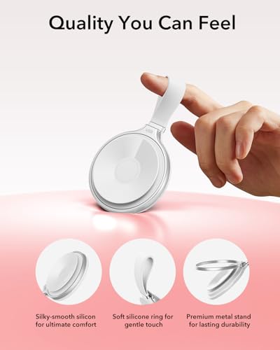 ESR for MagSafe Suction Mount, Sticky Phone Grip, Magnetic Phone Suction Grip, Silicone Suction Cup Phone Mount, Hands-Free Mirror Phone Holder for iPhone 17 16/Android/S25/Google, TikTok/Video, White - image 8