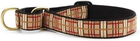 Plaid Martingale Dog Collar - Large (13.5-22.5") 1 In Width