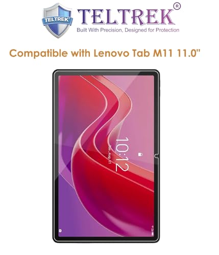 Image of Screen Guard Designed For Lenovo Tab M11 / Lenovo Tab K11 2024 11 inch Nano Fiber PET Tempered Glass Screen Protector - Ultra Clear, Bendable, Flexible, HammerProof & Shatterproof