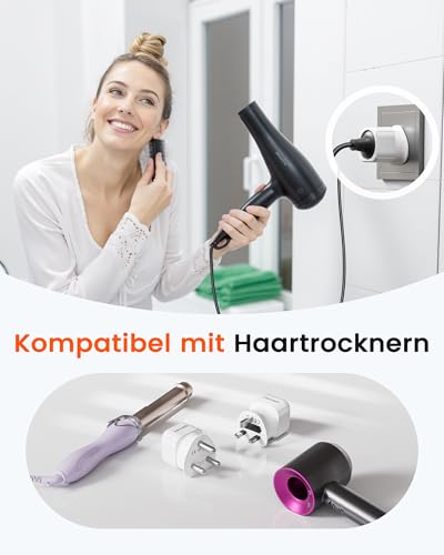 LENCENT Typ D und Typ G Kombi-Reiseadapter für Malediven Sri Lanka Tansania Sansibar Afrika Dubai Namibia Ghana Indien Reisesteckdose Reisestecker Steckdose Netzadapter Stecker Adapter Stromadapter