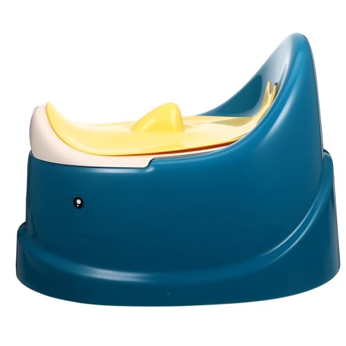 NOLITOY Orinal Infantil Portátil para Entrenamiento de Baño Asiento de Inodoro Realista y Ligero para Niñas Fácil de Usar y Transportar Adecuado para Casa y Viajes Color Azul