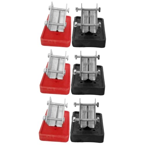 Veemoon 6pcs Replacement Ladder Feet Pads Protective Cushions Rubber Feet for Ladders