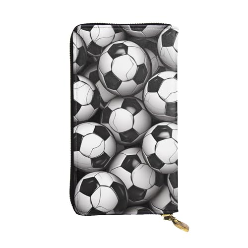 Sac à main long et portefeuille ballon de football, l'accessoire d'affaires et de loisirs