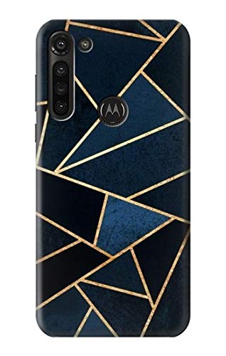 Coque pour Motorola Moto G8 Power artistique bleu marine contre les chocs