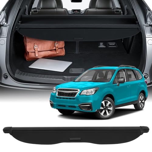 Cargo Cover for 2014-2018 Fit for Subaru Forester 2.0L 2.5L Retractable Rear Trunk Cargo Shade Luggage Security Cover Shielding Waterproof by SCITOO - Used condition - US$62.04