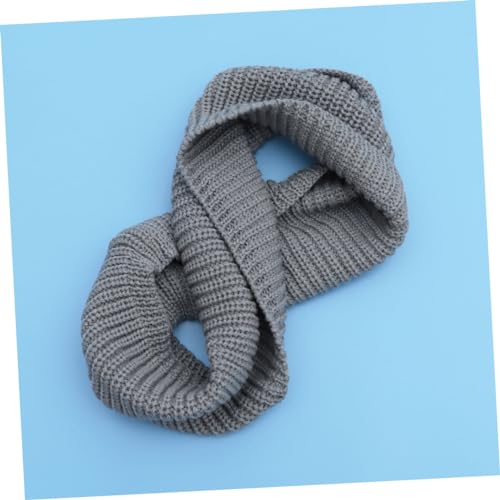SAFIGLE Men's Winter Scarf Knitted Neck Warmer Comfortable Soft Yarn Light Weight Neckerchief for Both Sides4