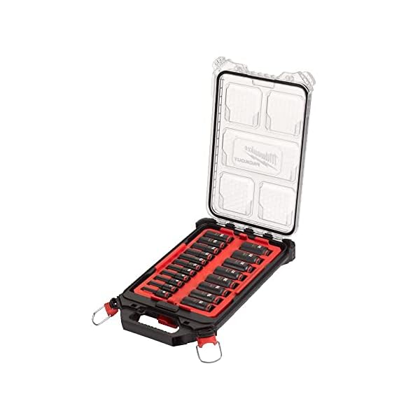 Milwaukee 4932480946 3/8 Drive Packout Deep Impact Shockwave Steckschlüsselsatz, 19-teilig – Bild 3