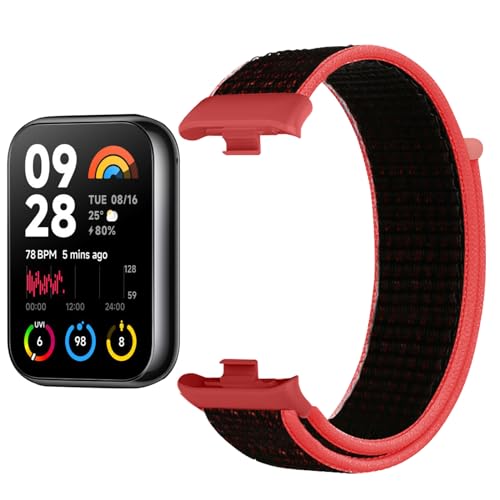 [LuFiYa] �i�C���� ���v�o���h(�V���I�~) Xiaomi Redmi Watch 6 / Redmi Watch 5 / 4 �Ή� �X�|�[�c �����x���g �i�C���� �X�g���b�v ���v�x���g �����o���h Xiaomi Smart Band 9 Pro/