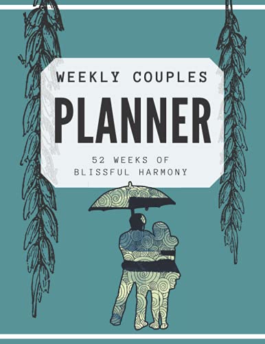 Couples Weekly Planner - Shared household organizer / to do list: For allocating shared chores, shopping lists, couple appointments, date nights, meals and more