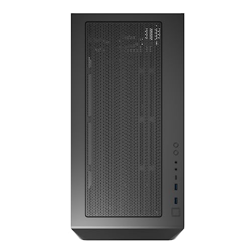 Image of Montech AIR 903 Base, E-ATX Mid Tower Case, High Airflow with Max Capacity, 3X 140mm PWM Fans Pre-Installed, Tempered Glass Side Panel, Mesh Front, Type-C, Support 4090 GPUs, Black