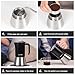 wedrink Premium 304 Stainless Steel Moka Pot, 9 Cup Stovetop Espresso Maker, Induction & All Stovetops Compatible