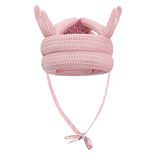 Baby Schutzkappe Babyhelm Kleinkind-Kopfschutz zum Krabbeln Verstellbarer, atmungsaktiver Schutzhelm Anti-Drop Anti-Kollision Schutzhut Lauf-Baby-Helm für Junge Mädchen lernen laufen