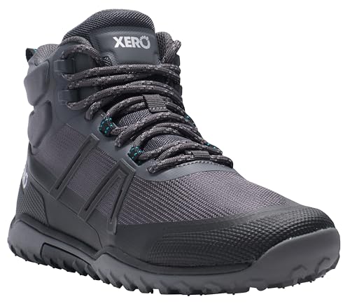 Xero Shoes Women's Scrambler Trail Mid Boots, Asphalt/Black, 8