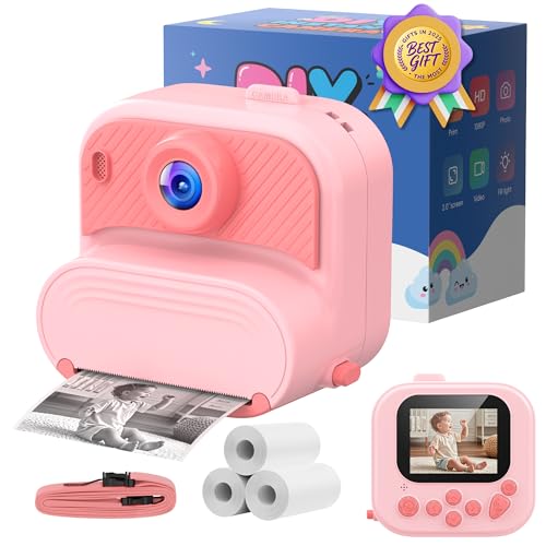 Camara Fotos Infantil Instantanea para Juguetes: Regalos Cámara Ninos 3 4 5 6 7 8 9 10 11 12 Años - 1080P Cámara Juegos para Niños con Tarjeta de 32 GB - Digital Camara Maquina Comunion Regalo - Rosa Camara Fotos Infantil Instantanea para Juguetes: Regalos Cámara Ninos 3 4 5 6 7 8 9 10 11 12 Años - 1080P Cámara Juegos para Niños con Tarjeta de 32 GB - Digital Camara Maquina Comunion Regalo - Rosa