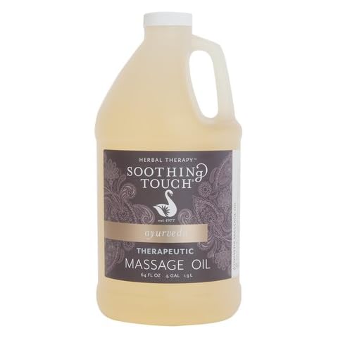 Soothing Touch, Therapeutic Blend Massage Oil, 1/2 Gallon (64oz) Cover