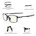 GAMEKING ULTRA 8001 Blue Light Blocking Computer Glasses Gaming Glasses Stylish Lightweight Amber Tint Lens Relieve Eye Strains Eye Fatigue Dry Eyes Headache Sleep Better - No Magnification