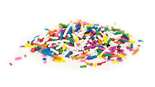 Image of Yupik Rainbow Sprinkles, 2.2 lb (35.2 oz) Pack of 6, Low Sugar, Cholesterol-Free, Sodium-Free, Kosher, Ideal for Baking, and Decorating Ice Cream, Cakes, Cookies, Cupcakes, and Donuts