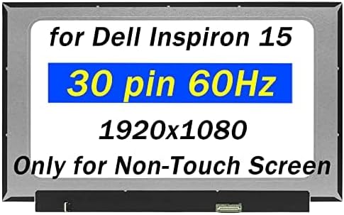 Miniatura 2 de Reemplazo de 15.6 pulgadas para Dell Inspiron 15 3510 3511 3502 3505 5594 7501 Series FHD 1920x1080 30 pin 60Hz LED LCD Pantalla Panel portátil