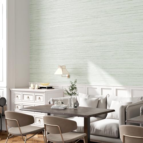 Papel tapiz verde claro para gabinetes de sala de lanzamiento y muebles de salón 6