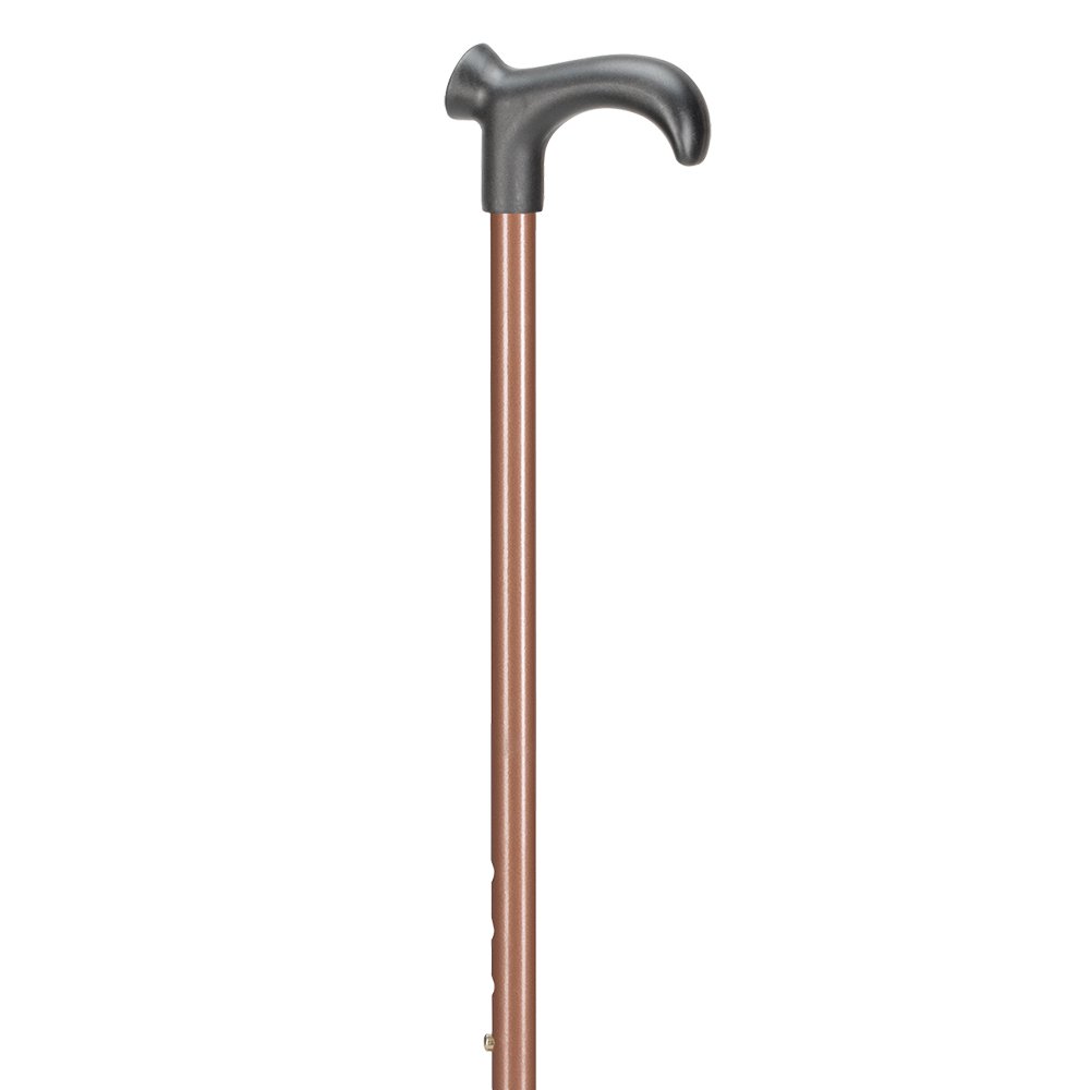 Ossenberg German Walking Stick - Basic Derby Grip (Metallic Bronze)