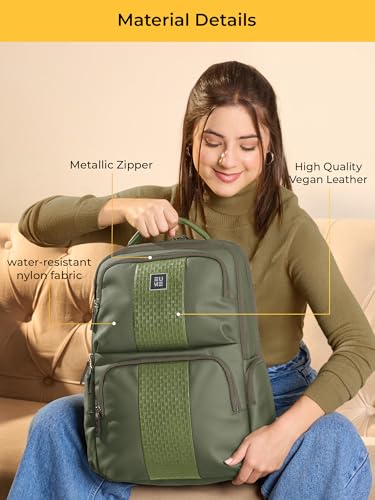 Image of EUME Premium 15.6 in Laptop bags for Men & Women Office Use | Stylish Backpack Bag | Spacious Backpack for Travelling | 28L Polaris